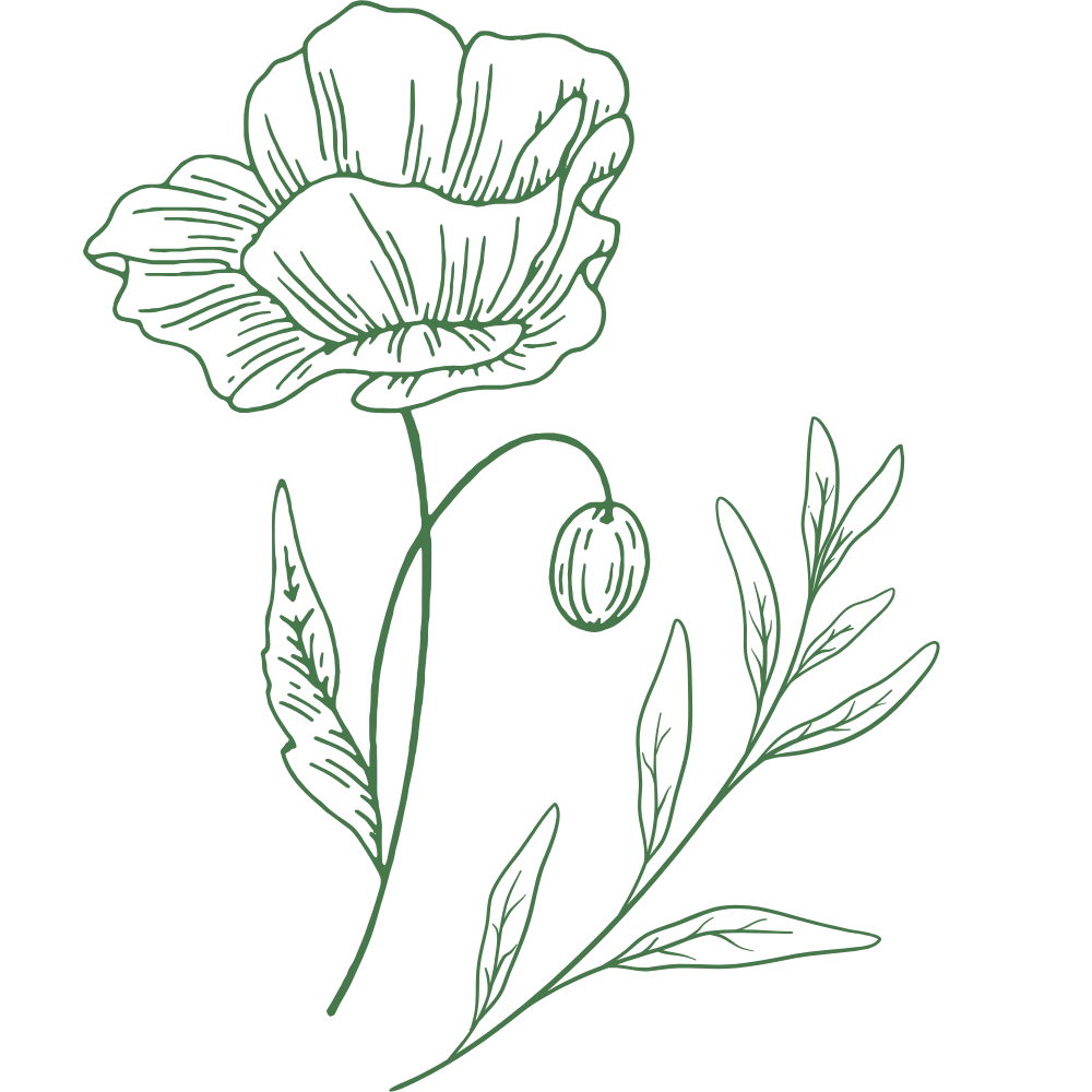 Flower left